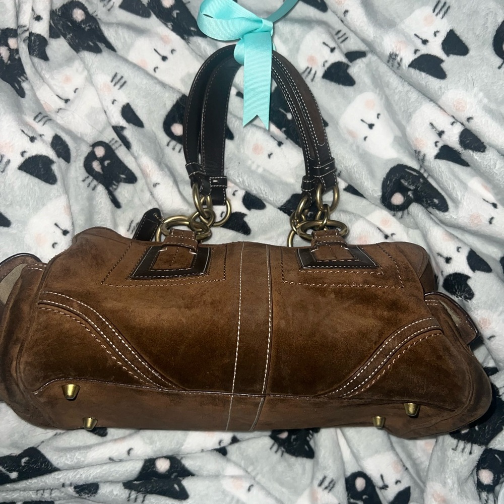 Coach Brown Suede Soho Purse